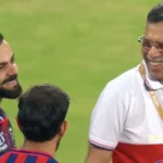 Virat Kohli meets LSG Sanjiv Goenka after the match